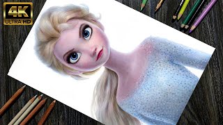 Drawing FROZEN 2 Elsa