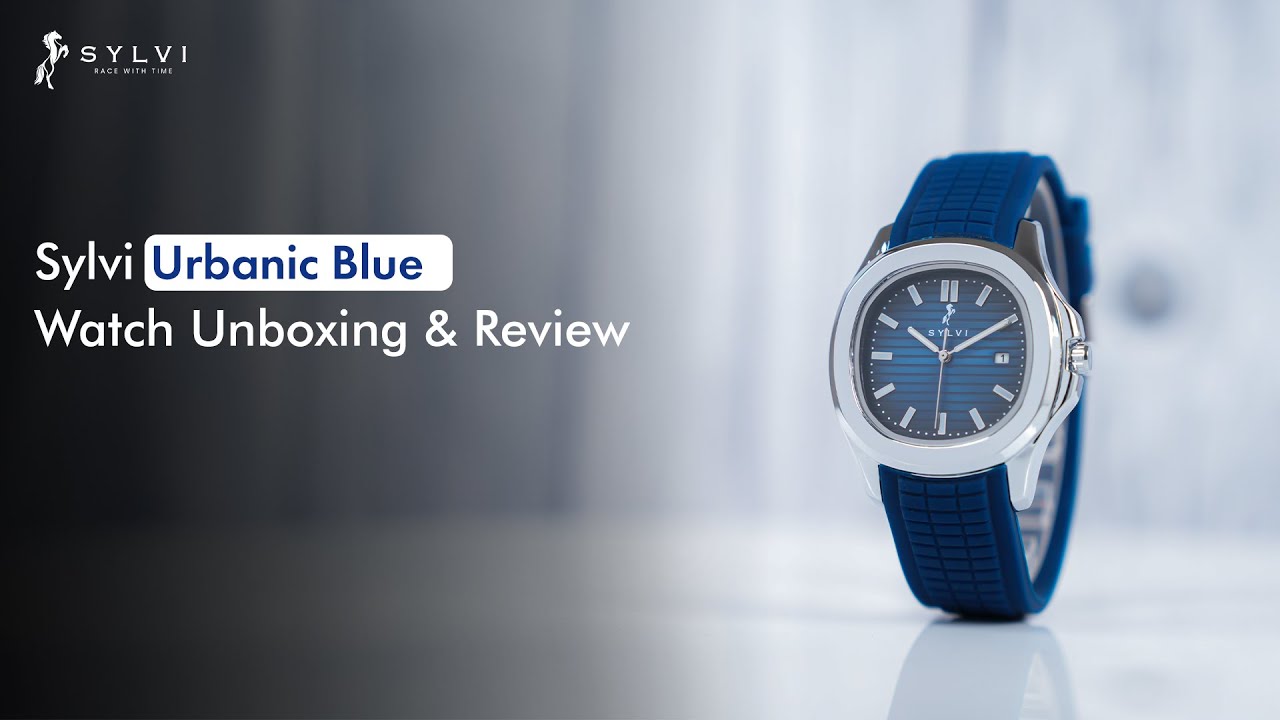 Sylvi Urbanic Blue Silicone Watch | Unboxing & Detailed Review | Premium Men’s Wristwatch