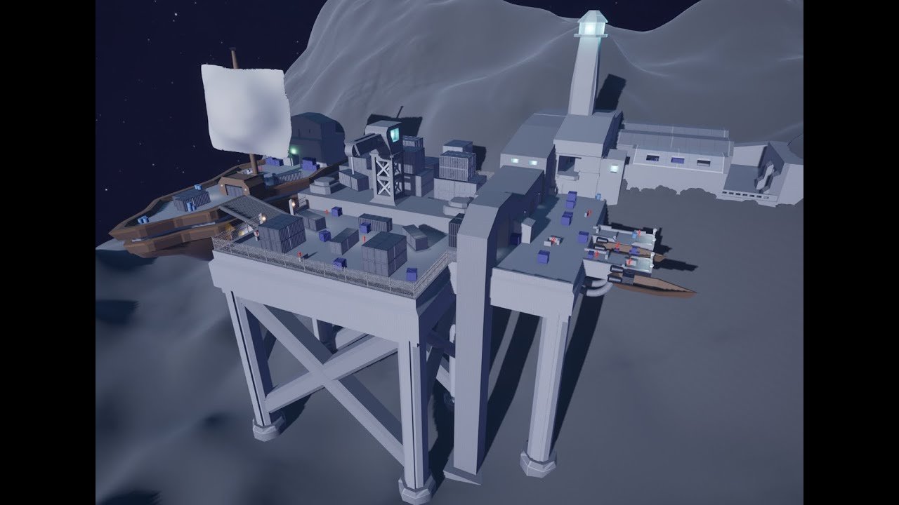 Asteroid Docks | Level Design Blockout