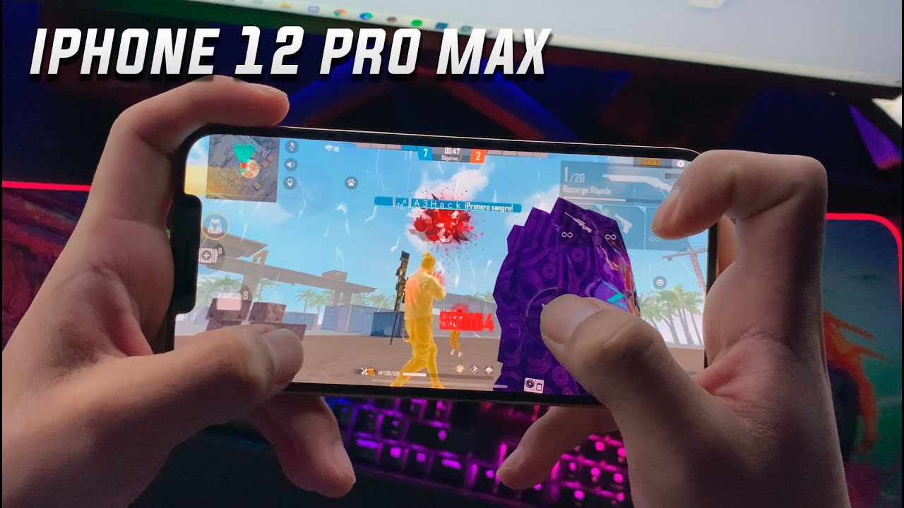 ME COMPRO EL IPHONE 12 PRO MAX PARA JUGAR FREE FIRE A 4 DEDOS!! || LA MEJOR SENSIBILIDAD? || A3 SAG