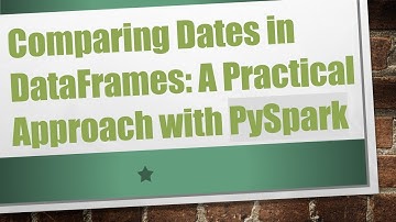 Comparing Dates in DataFrames: A Practical Approach with PySpark
