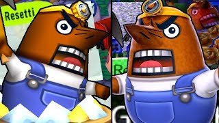 Animal Crossing Evolution Of Mr Resetti To New Horizons