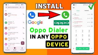 ColorOS Dialer New Update | How To Install Oppo Dialer in All Oppo Reno 6 5G,7 Pro,A53,F19 Pro/Plus screenshot 4