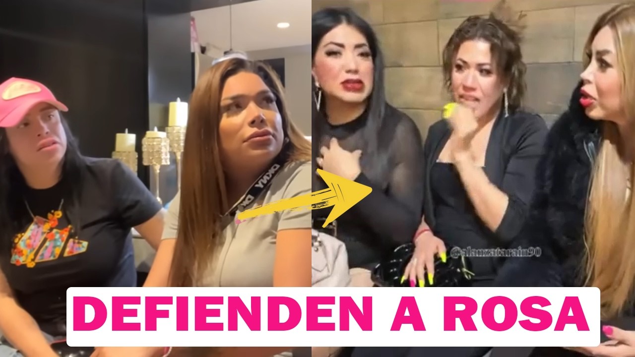 EVELYN LA MAMITA Y GRECHY CHURROS defienden a ROSA de JACKIE Y VANESSA LABIOS 4K