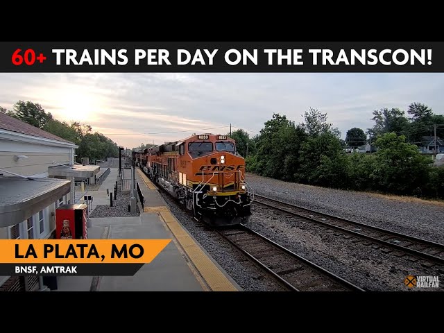 La Plata Missouri Usa Virtual Railfan Live