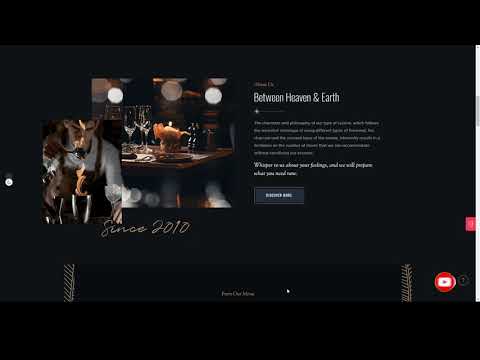 Benoit - Restaurants and Cafes WordPress Theme restaurant dark mode Website Builder