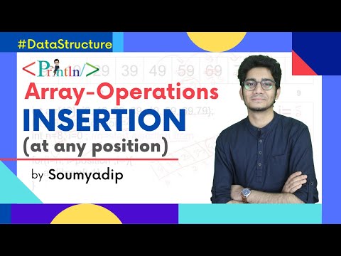 #1.3 Array Operations - Insert an Element at Specific Position | Array | Data Structure | Println