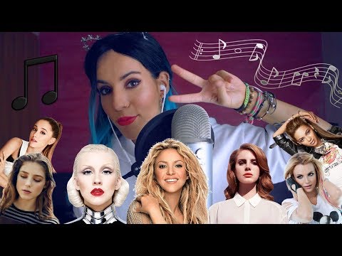 IMITANDO VOCES DE CANTANTES FAMOSOS | Asuna Vanilla