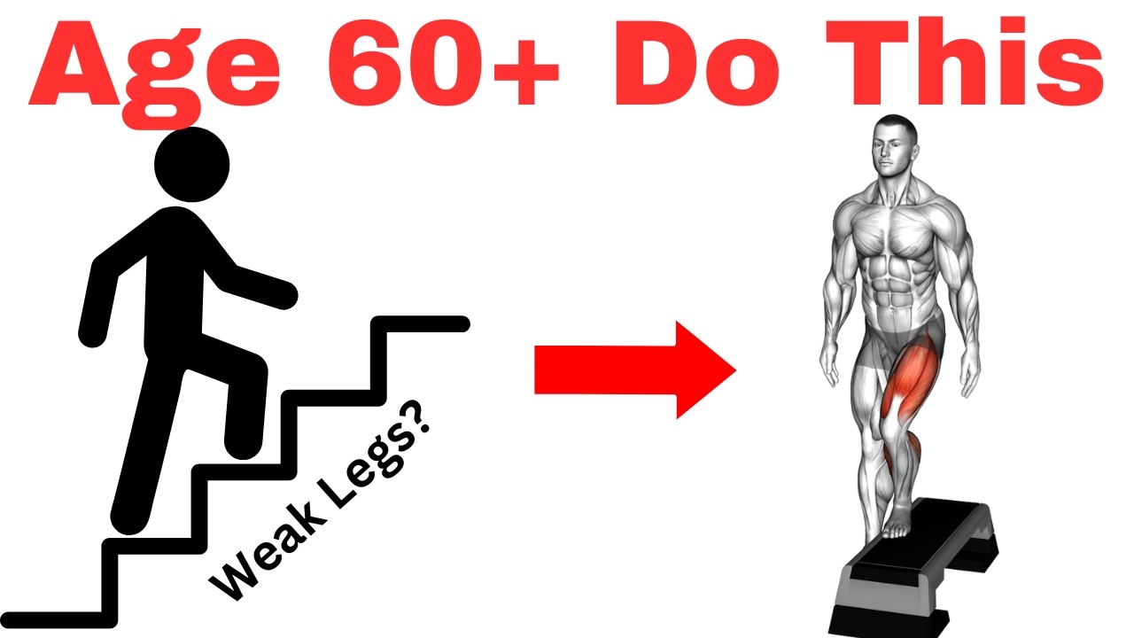 The ONLY 3 Exercises You Need to Climb Stairs Easily (Age 60+) - YouTube