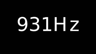 Speaker Sound Test 931Hz