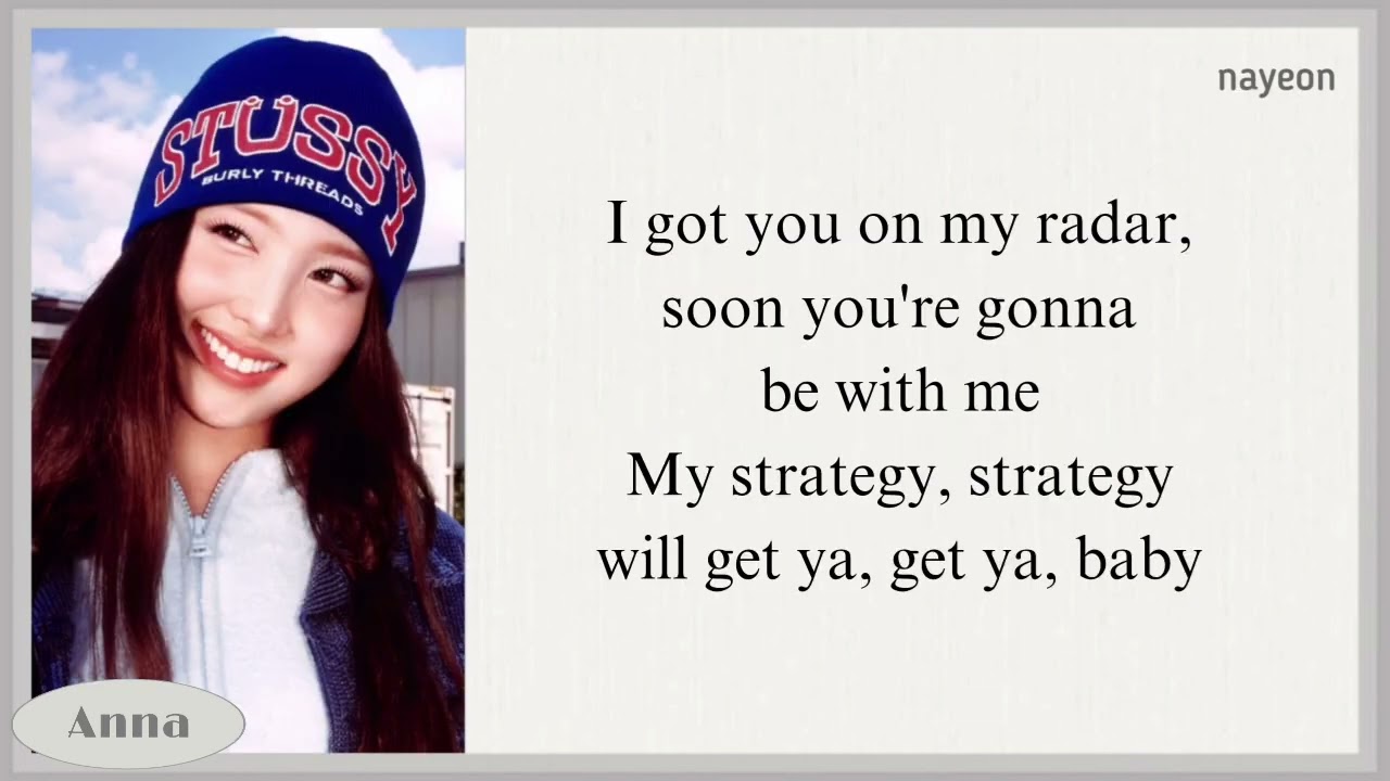 TWICE STRATEGY (feat. Megan Thee Stallion) karaoke with lyrics