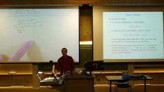 Lecture 13: Duality uses and correspondences