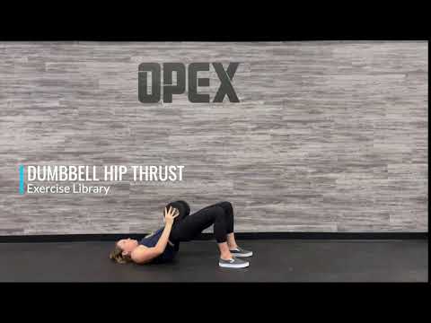 Dumbbell Hip Thrust