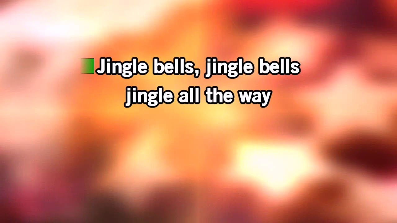 Jingle bells karaoke video YouTube