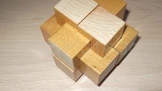 Nudo de madera de 6 piezas (Burr), hecho con el C.I.C.m. - YouTube