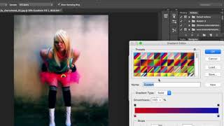 colorful grunge effect
