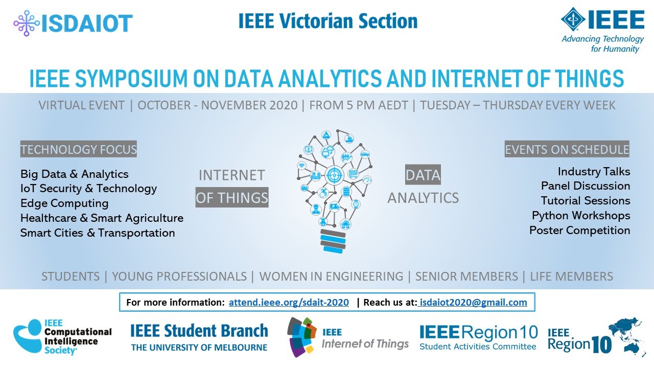 Closing Ceremony & Awards | IEEE Symposium on Data Analytics and Internet of Things - ISDAIOT 2020