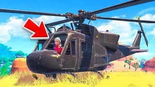The HELICOPTER Challenge in Fortnite!