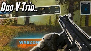 Duo Vs Trios Modern Warfare Warzone Challenge! (30 Kills!)