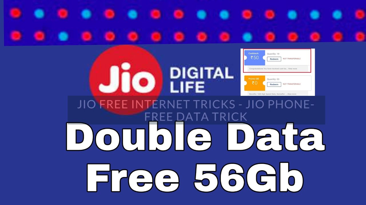 Reliance Jio Daily Double Data Dhamaka Offer 2020 in Hindi Get Double Data Per Day On Existing Plan.