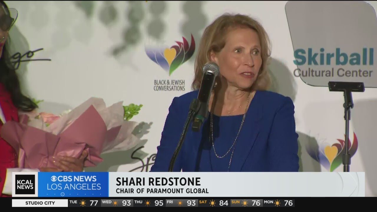 Paramount Global Chair Shari Redstone speaks out against racism and hate