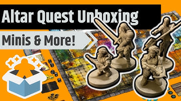 Altar Quest Unboxing - Blacklist Games