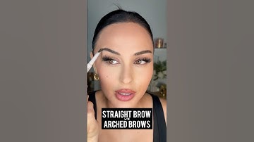 Straight vs Arched Brows l Christen Dominique