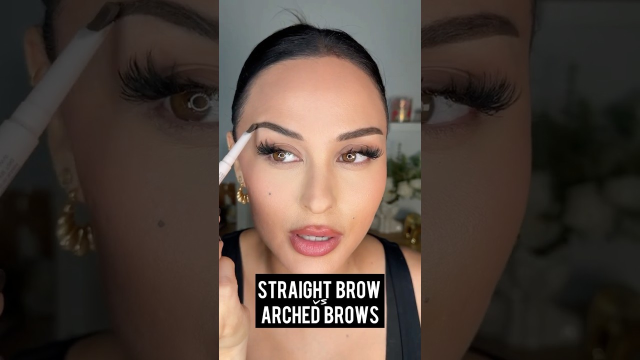 Straight vs Arched Brows l Christen Dominique