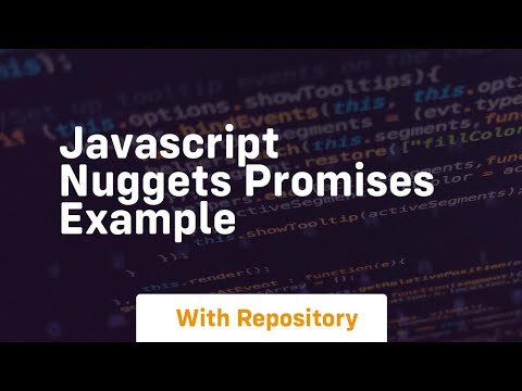 Javascript nuggets promises example