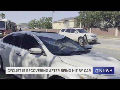 Cyclist is recovering after being hit by car - YouTube