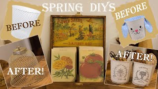 Beautiful Spring DIYs | DIY Garden Cloche | DIY Seed Packets Storage | Dollar Tree Crafts