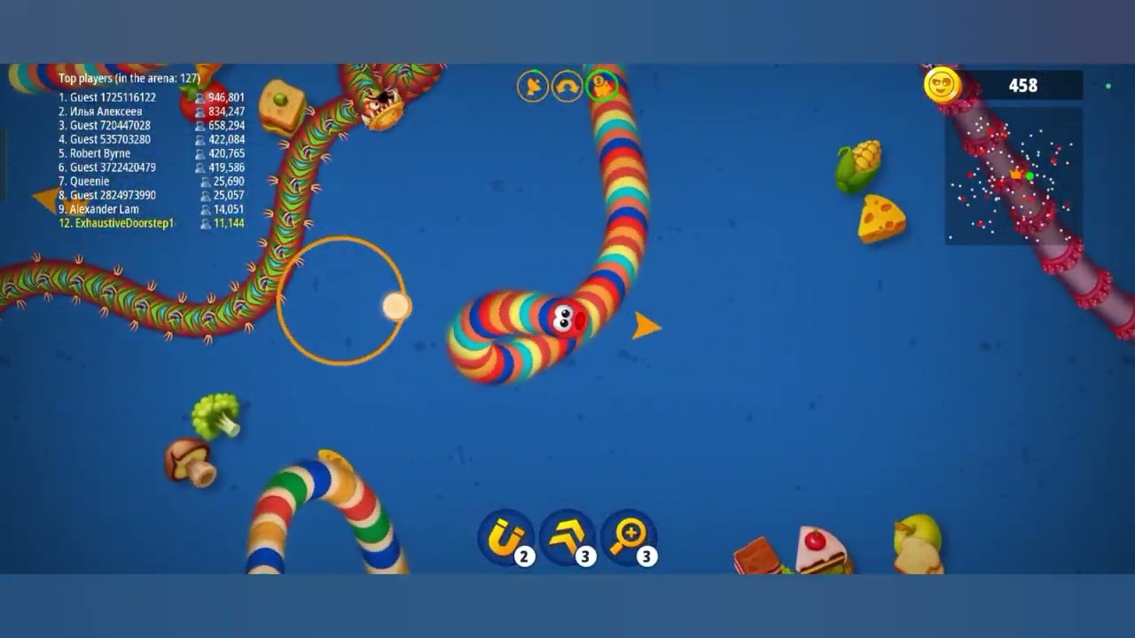 Snake game play video. 