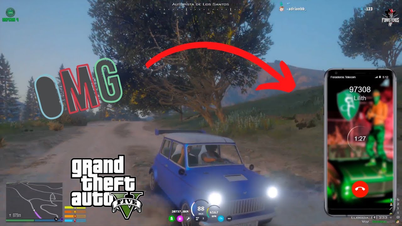 Lilith y JJ discuten por telefono xd - GTA ROLEPLAY