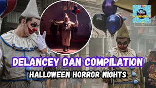 Delancey Dan Compilation - Halloween Horror Nights 35  🤡🎈