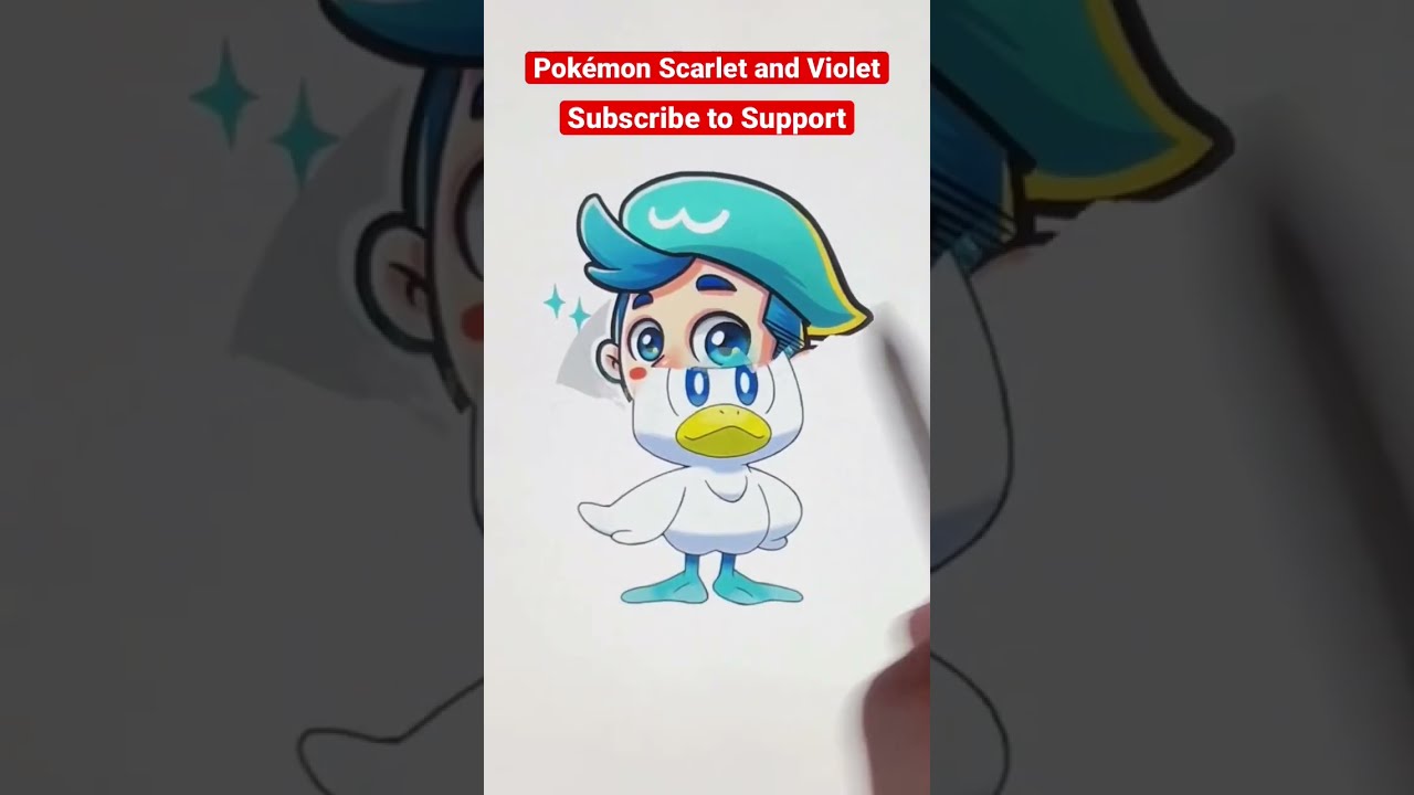 😱Speed Draw Pokémon Scarlet and Violet Characters into Chibi Human 