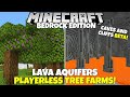 New 1.17 Beta! Playerless Tree Farms, Lava Aquifers &amp; More! Minecraft Caves And Cliffs Beta