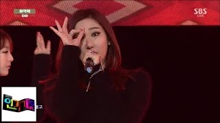 [EX ID] (EXID) Up and down @ Popular song Inkigayo 141207