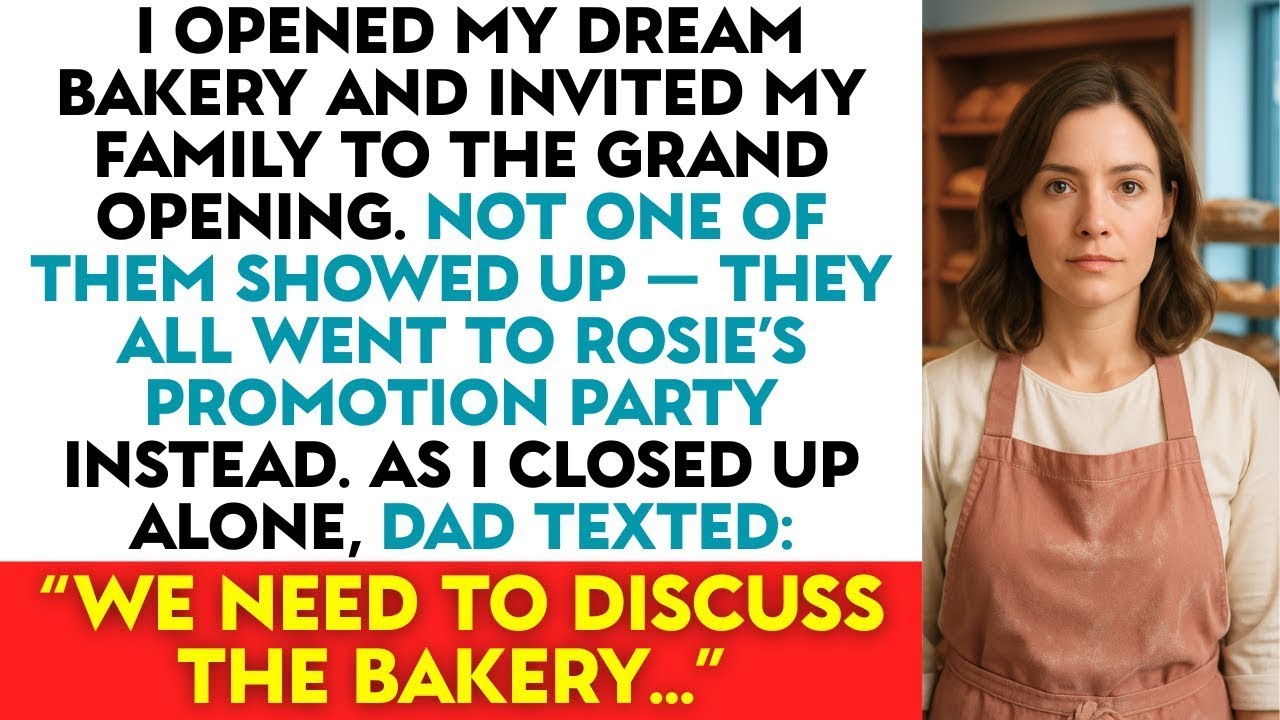 I Opened My Dream Bakery And Invited My Family To The Grand Opening