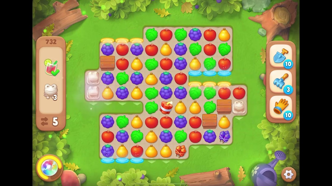 Gardenscapes Level 732 NO BOOSTERS