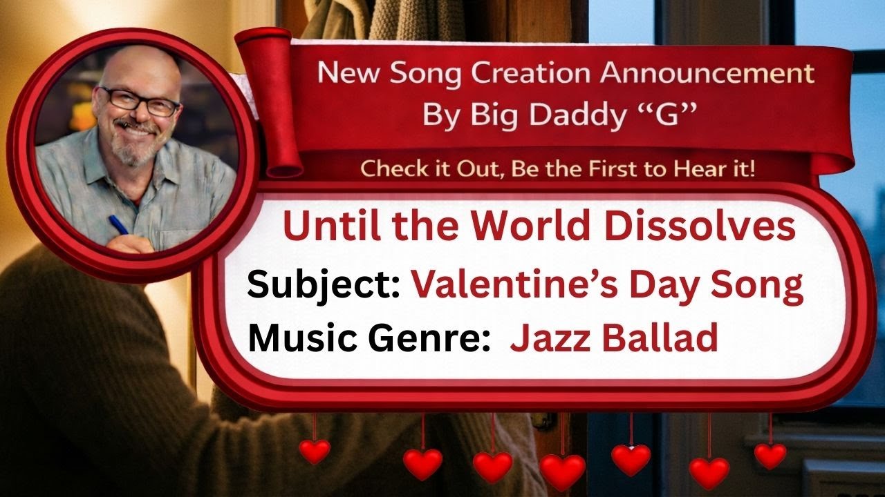 Love Songs: Until the World Dissolves (Valentine's Day Song, Jazz Music Ballad)