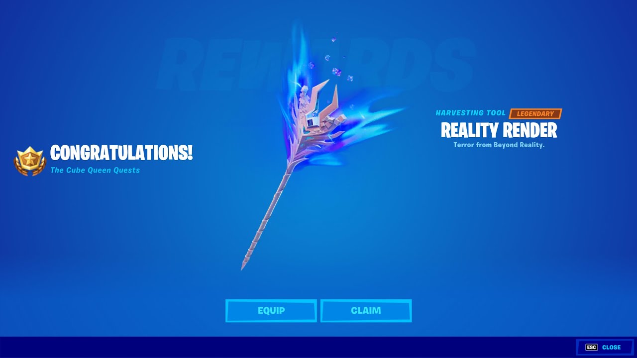 How to Unlock Reality Render Pickaxe in Fortnite Season 8! - Deal Damage with Sideways Scythe