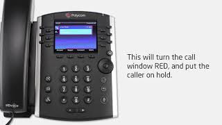 The VoIP Shop Training - Polycom VVX 410 - Chapter 5 Placing a call on hold