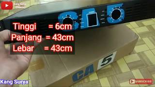 BOX POWER CA5 1.5U 2 CHANNEL REVIEW AND UNBOXING