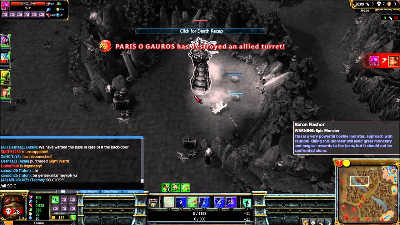 TEEMO SOLO BARON..Almost