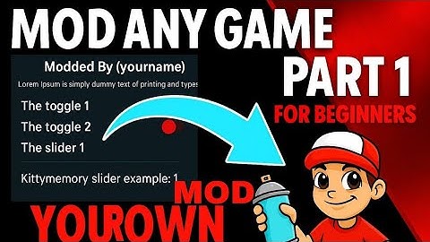 How to Make a Mod Menu Part 1 | Beginner Game Modding Tutorial (Step-by-Step)