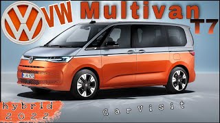 New 2022 Volkswagen Multivan T7 Review - Plug-In Hybrid Family Mpv