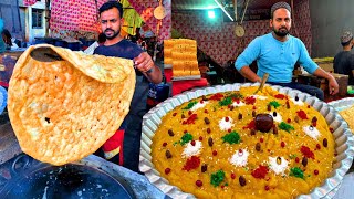 TAJ दरगाह का GIANT HALWA PARATHA 😳😳 3 FEET इतना बड़ा पराठा  🥵⚠️ || STREET FOOD