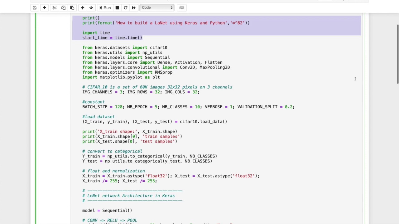 How to build a LaNet using Keras and Python