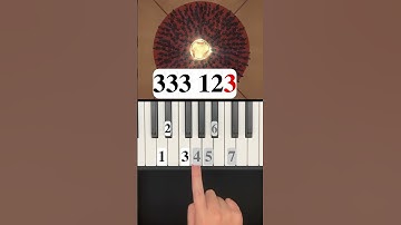 Thumbnail of squid game mingle song piano tutorial #shorts