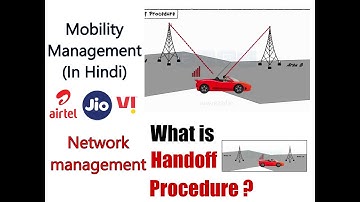 Mobility management | Hand-off | in Hindi | mobile computing | with example